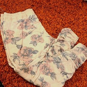 Floral Joggers